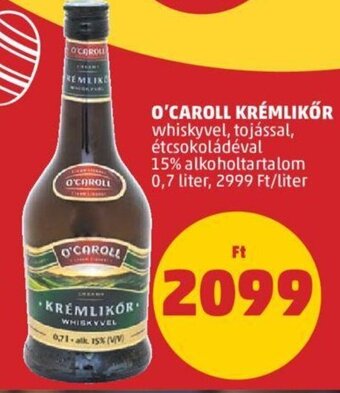 PENNY O'Caroll krémlikőr 0,7 l ajánlat