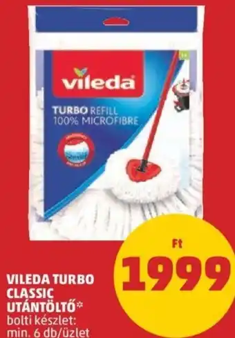 PENNY Vileda turbo classic utántöltő 6 db ajánlat
