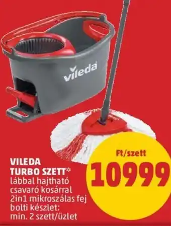 Vileda turbo szett 2 szett