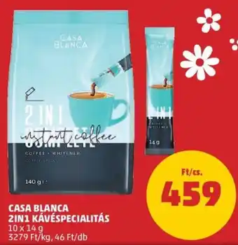 Casa Blanca 2in1 kávéspecialitás 10 x 14 g