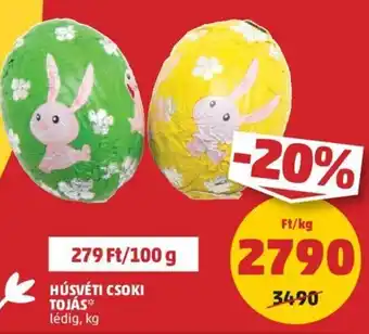PENNY Húsvéti csoki tojás 1 kg ajánlat