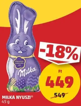Milka nyuszi 45 g