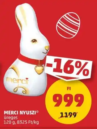 PENNY Merci nyuszi 120 g ajánlat
