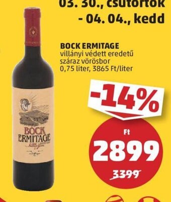 PENNY Bock ermitage 0,75 l ajánlat