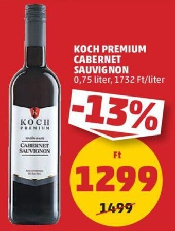 Koch premium cabernet sauvignon 0,75 l
