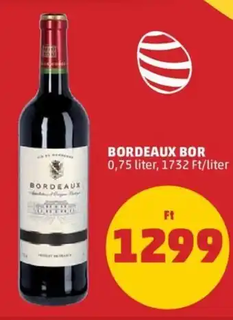 PENNY Bordeaux bor 0,75 l ajánlat