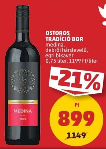 PENNY Ostoros tradíció bor 0,75 l ajánlat