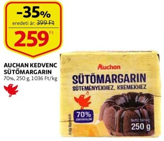 Auchan Auchan kedvenc sütőmargarin 250 g ajánlat