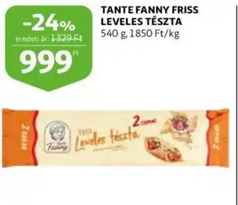 Tante Fanny friss leveles tészta 540 g