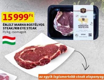 Érlelt marha rostélyos steak/rib eye steak 1 kg
