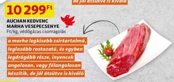 Auchan Auchan kedvenc marha vesepecsenye 1 kg ajánlat