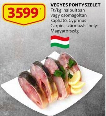 Auchan Vegyes Pontyszelet 1 kg ajánlat