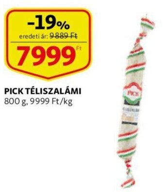 Auchan Pick téliszalámi 800 g ajánlat