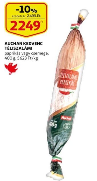 Auchan Kedvenc téliszalámi 400 g
