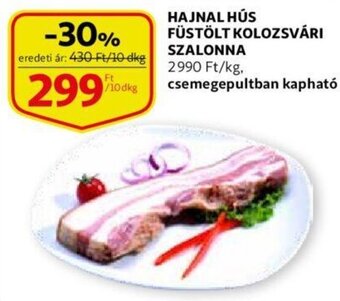 Auchan Hajnal hús füstölt kolozsvári szalonna 10 dkg ajánlat
