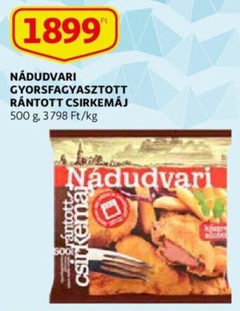 Auchan Nádudvari gyorsfagyasztott rántott csirkemáj 500 g ajánlat
