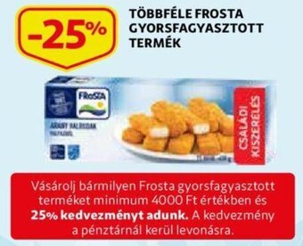 Auchan Többféle Frosta gyorsfagyasztott termék ajánlat