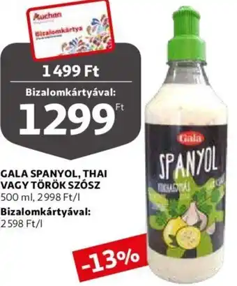 Gala spanyol, thai vagy török szósz 500 ml