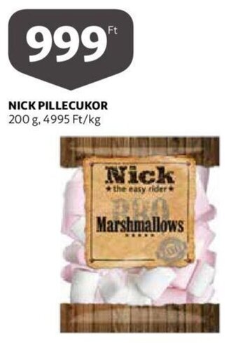 Auchan Nick Pillecukor 200 g ajánlat