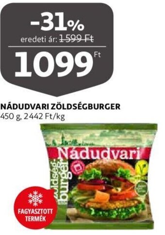 Auchan Nádudvari zöldségburger 450 g ajánlat