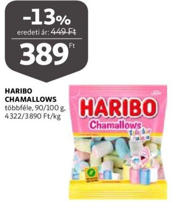 Auchan Haribo chamallows 90 / 100 g ajánlat