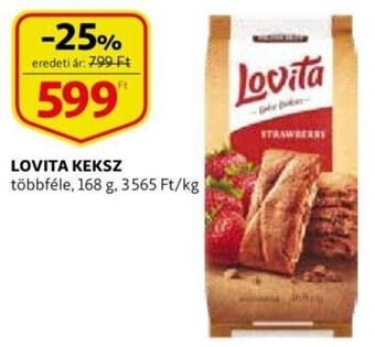 Auchan Lovita keksz 168 g ajánlat