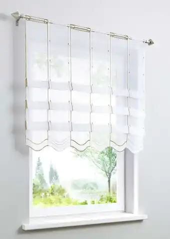 Bonprix Klipszes függöny hullámos hímzéssel ajánlat