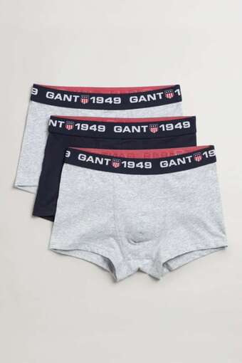 Alsónemű gant boy's trunk 3-pack szürke