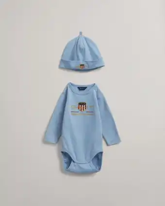 Body gant archive shield body and beanie kék