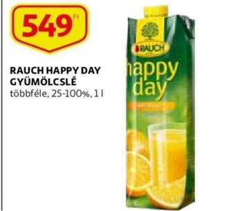 Auchan Rauch happy day gyümölcslé 1 l ajánlat