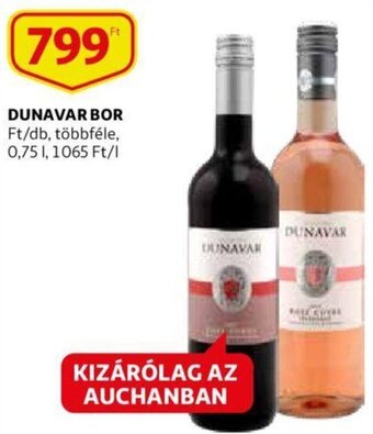 Auchan Dunavar bor 0,75 l ajánlat