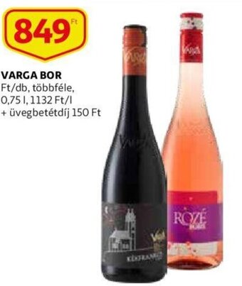 Auchan Varga Bor 0,75 l ajánlat