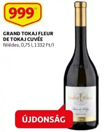 Auchan Grand Tokaj fleur de tokaj cuvée 0,75 l ajánlat