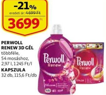 Perwoll renew 3d gél 2,97 l