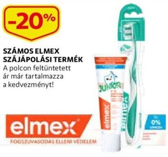 Auchan Számos Elmex szájápolási termék ajánlat