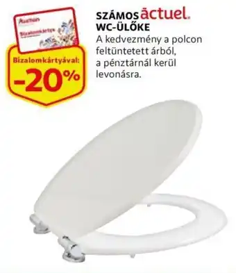 Auchan Számos āctuel wc-ülőke ajánlat