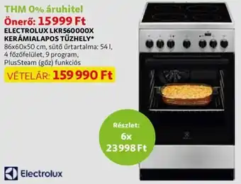 Auchan Electrolux lkr560000x kerámialapos tűzhely 1 db ajánlat
