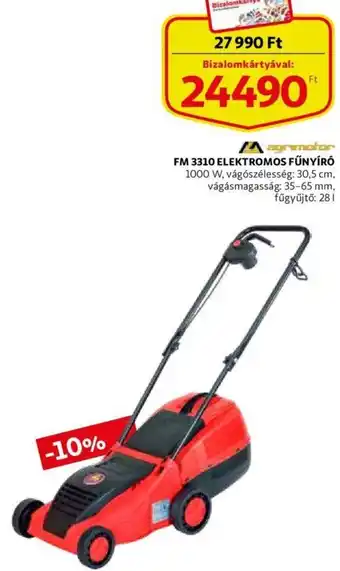 Auchan Fm 3310 elektromos fünyíró 1 db ajánlat