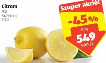 ALDI Citrom 1 kg ajánlat