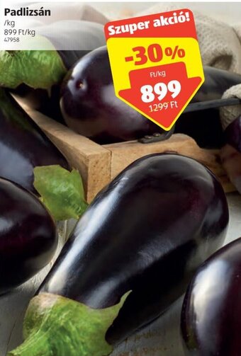 ALDI Padlizsán 1 kg ajánlat