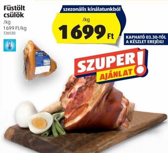 ALDI Füstölt csülök 1 kg ajánlat
