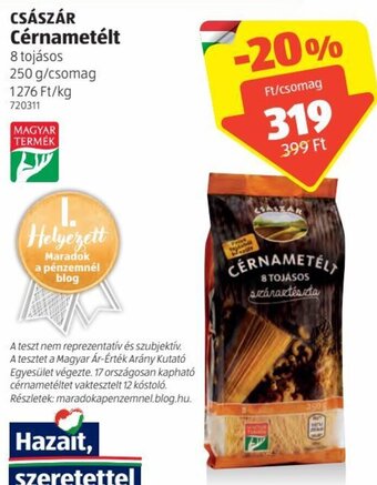 ALDI Császár cérnametélt 250 g ajánlat