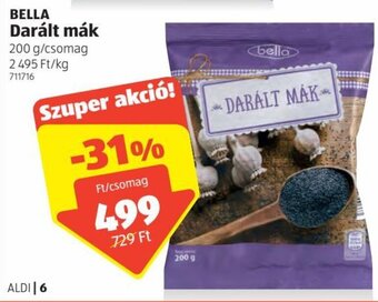 ALDI Bella Darált mák 200 g ajánlat