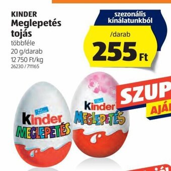 ALDI Kinder meglepetés tojás 20 g ajánlat
