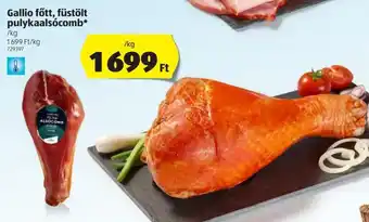 ALDI Gallio főtt, füstölt pulykaalsócomb 1 kg ajánlat