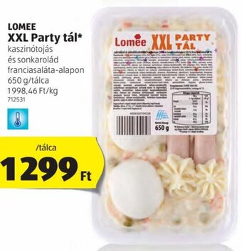 Lomee xxl party tál 650 g