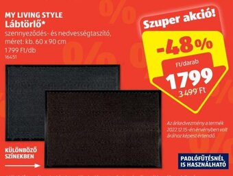 ALDI My Living Style lábtörlő 1 db ajánlat