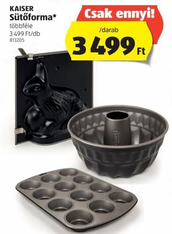ALDI Kaiser sütőforma 1 db ajánlat