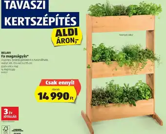 ALDI Belavi fa magaságyás 1 db ajánlat