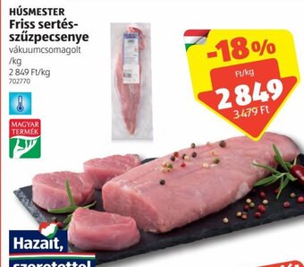 ALDI Húsmester friss sertés-szűzpecsenye 1 kg ajánlat